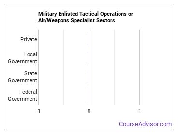 Military Enlisted Tactical Operations or Air/Weapons Specialist Sectors