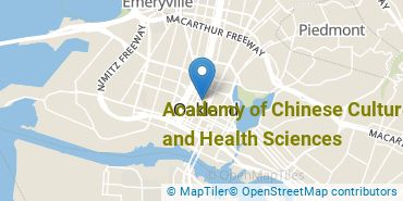 Location of Academy of Chinese Culture and Health Sciences