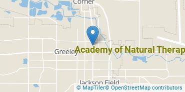 Location of Academy of Natural Therapy Inc
