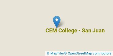 Location of CEM College-San Juan