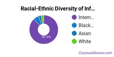 Racial-ethnic diversity of Information Science majors at Golden Gate University