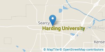 Harding University Campus Map