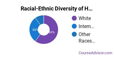 Racial-ethnic diversity of Health/Medical Admin Services majors at King's College