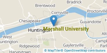 Marshall University Campus Map