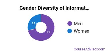 Penn State Berks Gender Breakdown of Information Technology Bachelor's Degree Grads