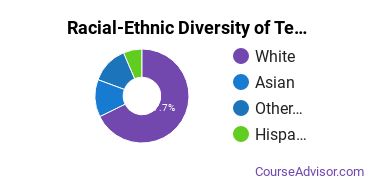 Racial-ethnic diversity of Teacher Education Grade Specific majors at Seattle Pacific University