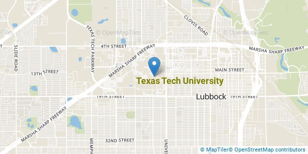 Texas Tech University Campus Map - Map