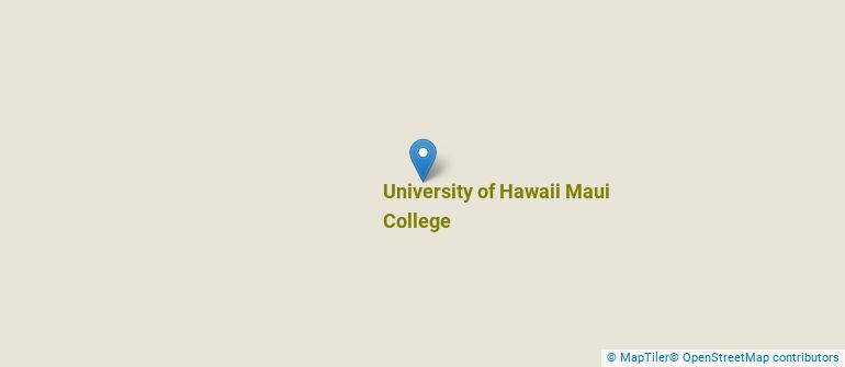 University of Hawaii Maui College Overview - Course Advisor