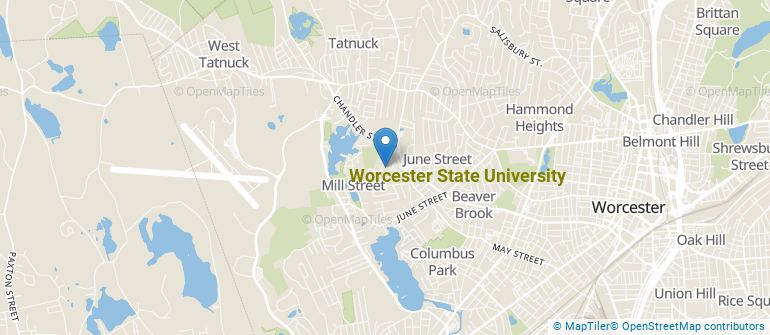 Worcester State University Campus Map - Map