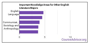 Important Knowledge Areas for Other English Literature Majors