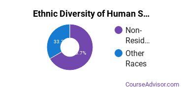 Human Sciences Business Services Majors in HI Ethnic Diversity Statistics