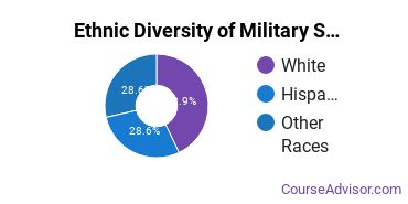 Military Systems & Maintenance Majors in CO Ethnic Diversity Statistics