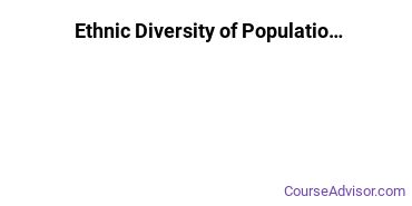 Demography & Population Studies Majors Ethnic Diversity Statistics